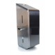 Dispenser acero inoxidable higienico doble rollo